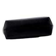 Fendi First Midi Nappa Leather Clutch Crossbody Bag Nero Black Gold FF Logo