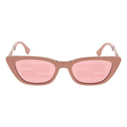 Fendi Injected Touch of FF Pink and Silver Sunglasses available at Queen Bee of Beverly Hills