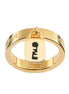 Fendi Master Key Pendant Gold Finish Metal Medium Fashion Ring available at Queen Bee of Beverly Hills