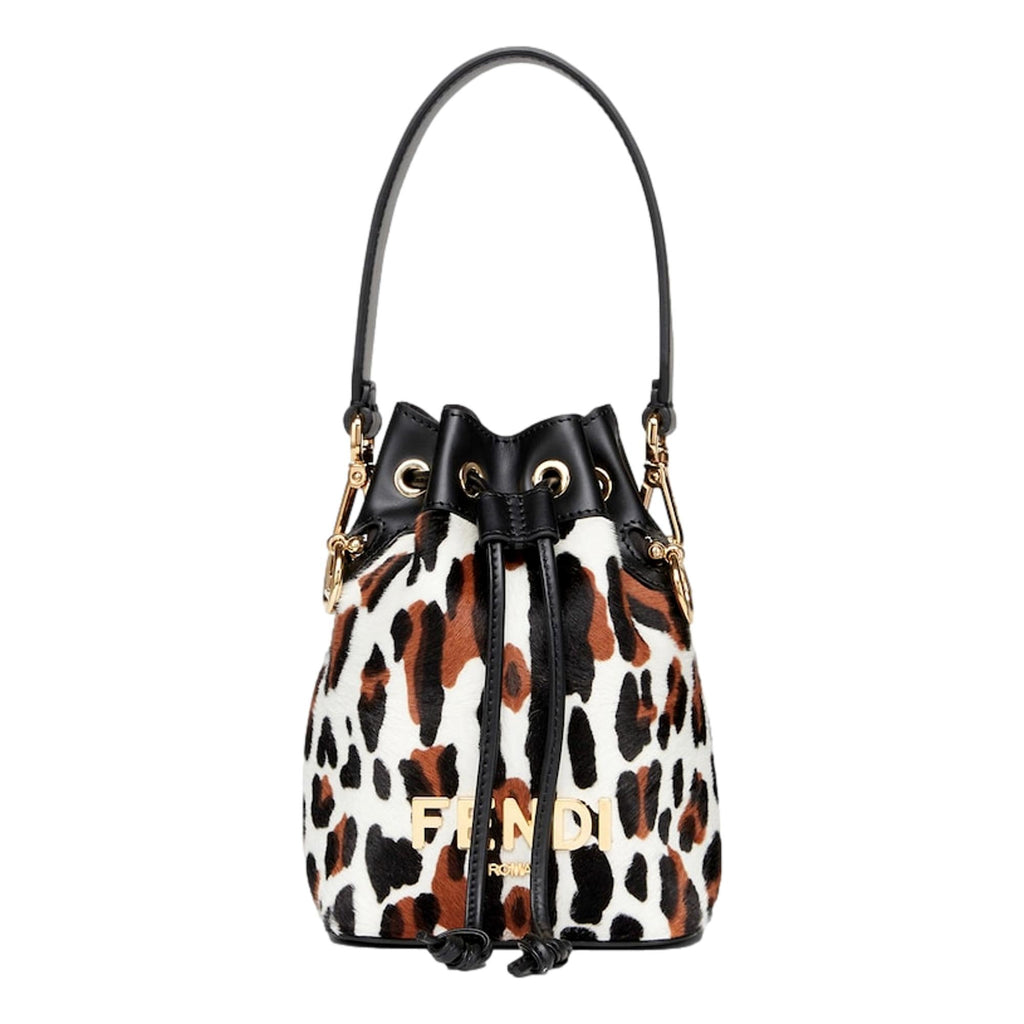 Fendi Mon Tresor Animal Print Sheepskin Mini Crossbody Bucket Bag at_Queen_Bee_of_Beverly_Hills