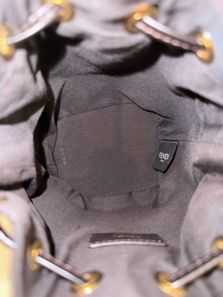 Fendi Mon Tresor Mini Bag in Shearling Superlux available at Queen Bee of Beverly Hills