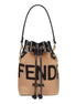 Fendi Mon Tresor Mini Bag in Shearling Superlux available at Queen Bee of Beverly Hills