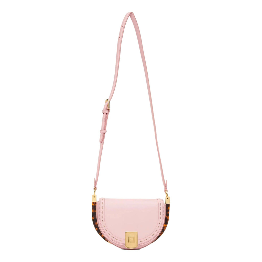 Fendi Moonlight Lavanda Pink Leather Satchel Crossbody Bag at_Queen_Bee_of_Beverly_Hills