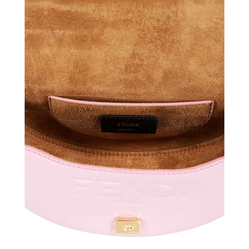 Fendi Moonlight Lavanda Pink Leather Satchel Crossbody Bag at_Queen_Bee_of_Beverly_Hills