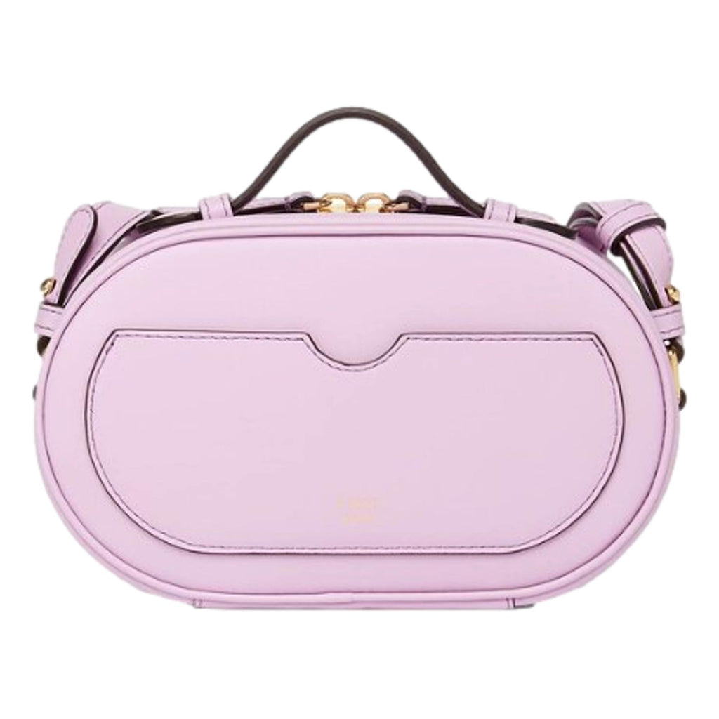 Fendi O'Lock Lilac Leather Mini Crossbody Bag at_Queen_Bee_of_Beverly_Hills