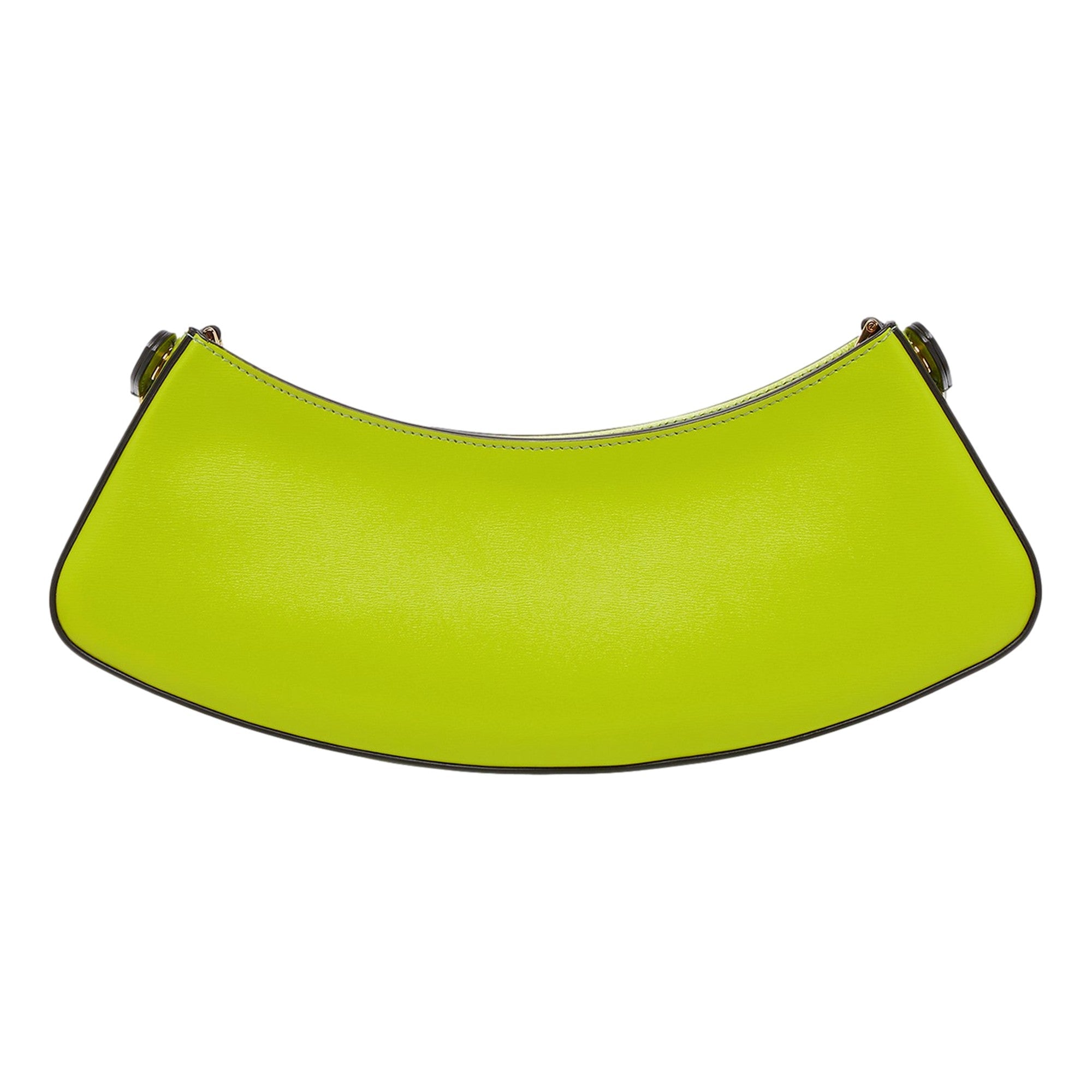 Fendi O'Lock Swing Wasabi Green Calf Leather Small Hobo Shoulder Bag available at Queen Bee of Beverly Hills