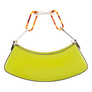 Fendi O'Lock Swing Wasabi Green Calf Leather Small Hobo Shoulder Bag available at Queen Bee of Beverly Hills