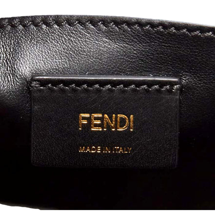 Fendi Roma 2Way Embossed Yellow Leather Crossbody Shopping Tote Bag available at Queen Bee of Beverly Hills