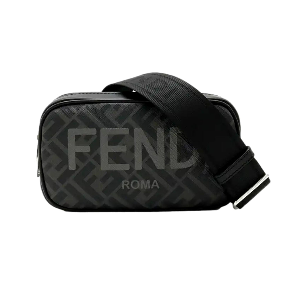 FENDI Mini Camera Case Cross Body Bag in Black