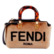 Fendi Roma By The Way Lamb Fur Mini Cross Body Bag available at Queen Bee of Beverly Hills