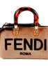 Fendi Roma By The Way Lamb Fur Mini Cross Body Bag available at Queen Bee of Beverly Hills