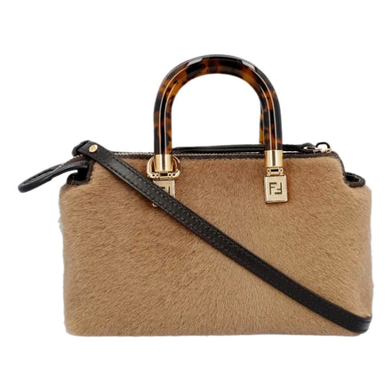 Fendi Roma By The Way Lamb Fur Mini Cross Body Bag available at Queen Bee of Beverly Hills