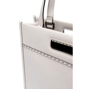 Fendi Roma Ghiaia Calf Leather Tote Bag available at Queen Bee of Beverly Hills