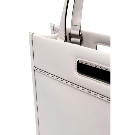 Fendi Roma Ghiaia Calf Leather Tote Bag available at Queen Bee of Beverly Hills