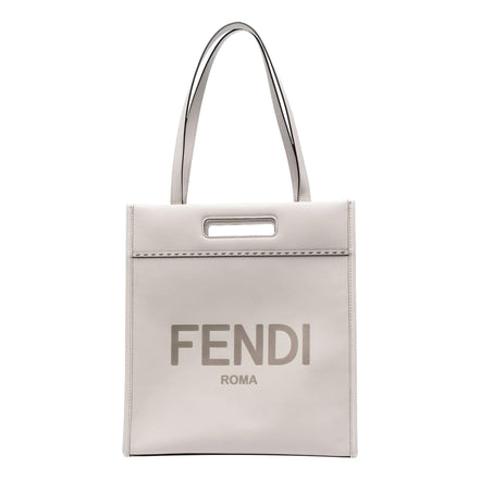 Fendi Roma Ghiaia Calf Leather Tote Bag available at Queen Bee of Beverly Hills