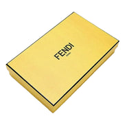 Fendi Roma Light Blue Smooth Calf Leather Continental Flap Wallet available at Queen Bee of Beverly Hills