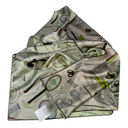 Fendi Multi-Color Graphic Print Silk Scarf Malva Multicolor - available at Queen Bee of Beverly Hills. 