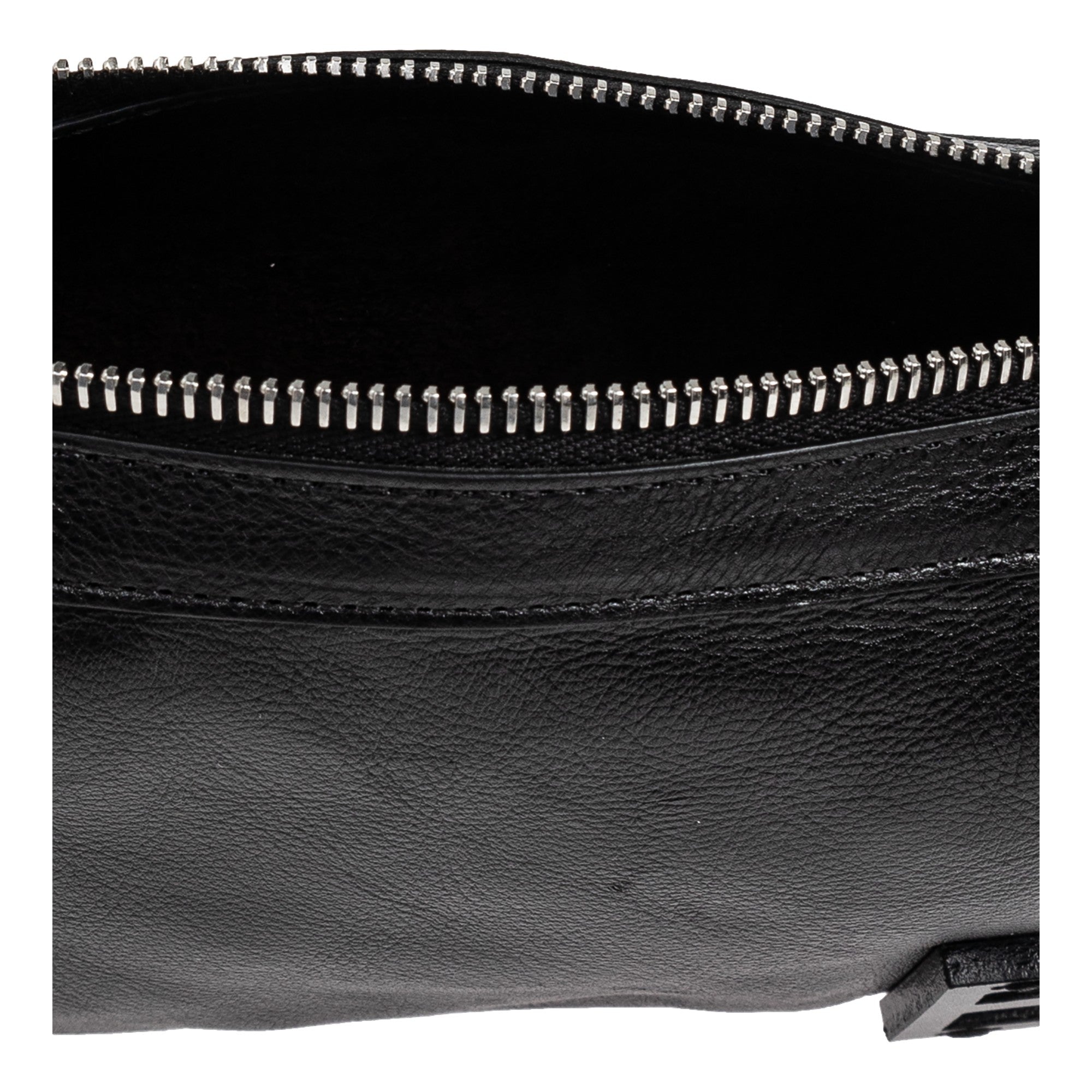 Fendi Simply Fendi Mini Black Leather Shoulder Bag