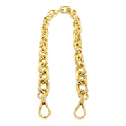 Fendi Strap You Mini Gold Tone Metal Chain Shoulder Strap sold at Queen Bee of Beverly Hills
