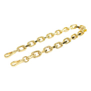 Fendi Strap You Mini Gold Tone Metal Chain Shoulder Strap sold at Queen Bee of Beverly Hills