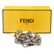 Fendi Strap You Silver Tone Metal Chain Mini Shoulder Strap Detachable