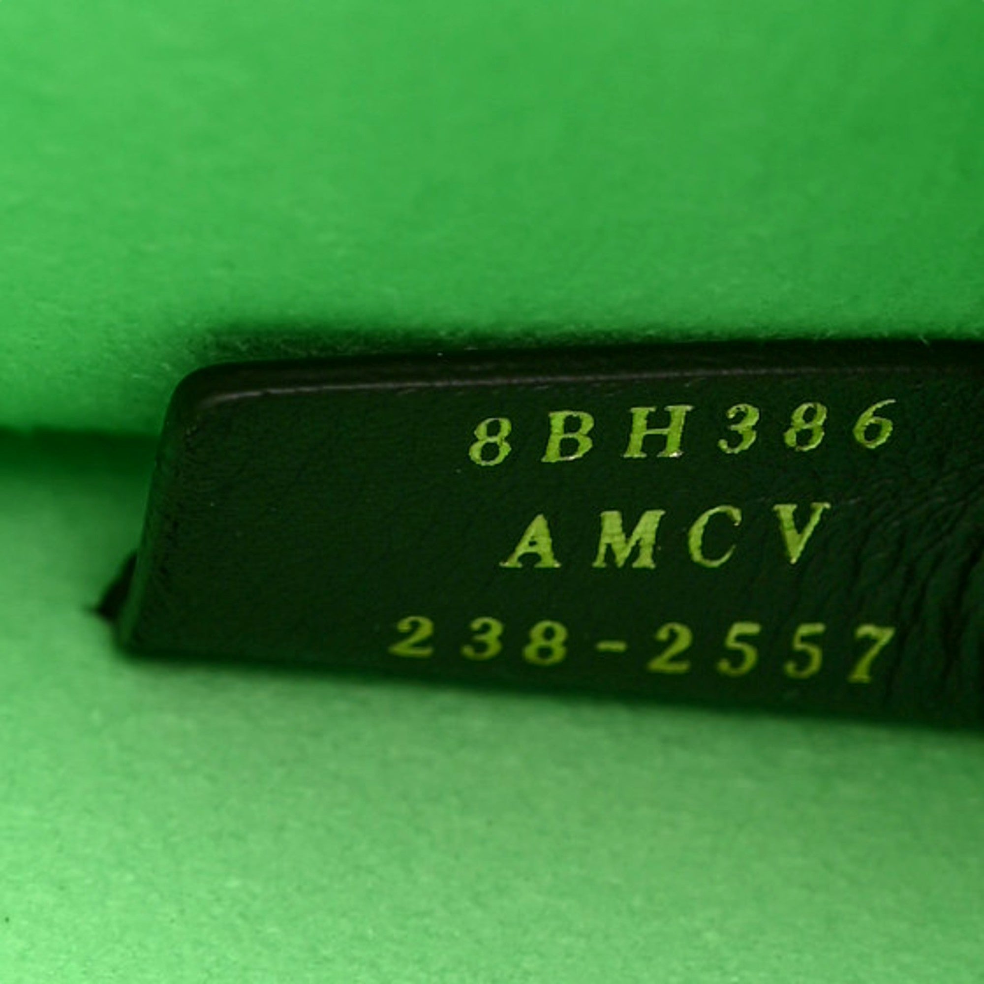 Fendi Sunshine Medium Plexi FF Embossed Leather Tote Edamame Green available at Queen Bee of Beverly Hills