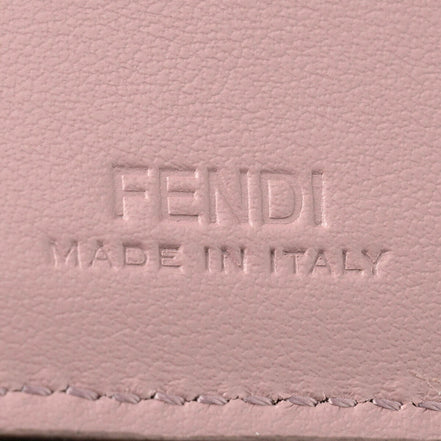 Fendi FF Diamond Leather Tri-Fold sold at Queen Bee of Beverly Hills