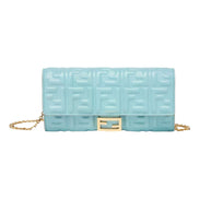 Fendi Wallet on a Chain Blue sold at Queen Bee of Beverly Hills