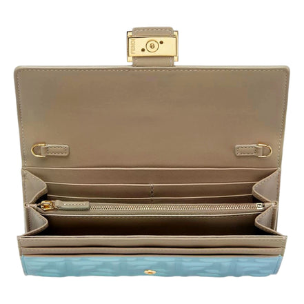 Fendi Wallet on a Chain Blue sold at Queen Bee of Beverly Hills