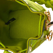 Fendi Wasabi Mon Tresor Mini Bucket Bag available at Queen Bee of Beverly Hills