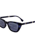 Fendi Women's Injected Touch of FF Blue Havana Sunglasses available at Queen Bee of Beverly Hills