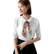 Fendi Multicolor Baguette Print Silk Wrappy Scarf - available at Queen Bee of Beverly Hills. 