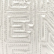 Fendi x Marc Jacobs Fendigraphy Silver Mini Hobo Leather Bag available at Queen Bee of Beverly Hills