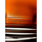 Ferragamo Trifolio Soft Leather Flap Crossbody Bag Sella Brown Gold Gancini Closure sold at Queen Bee of Beverly  Hills