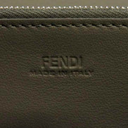 Fendi Peekaboo Turn Lock Black Grained Leather Continental Long Wallet sold at Queen Bee of Beverly Hills