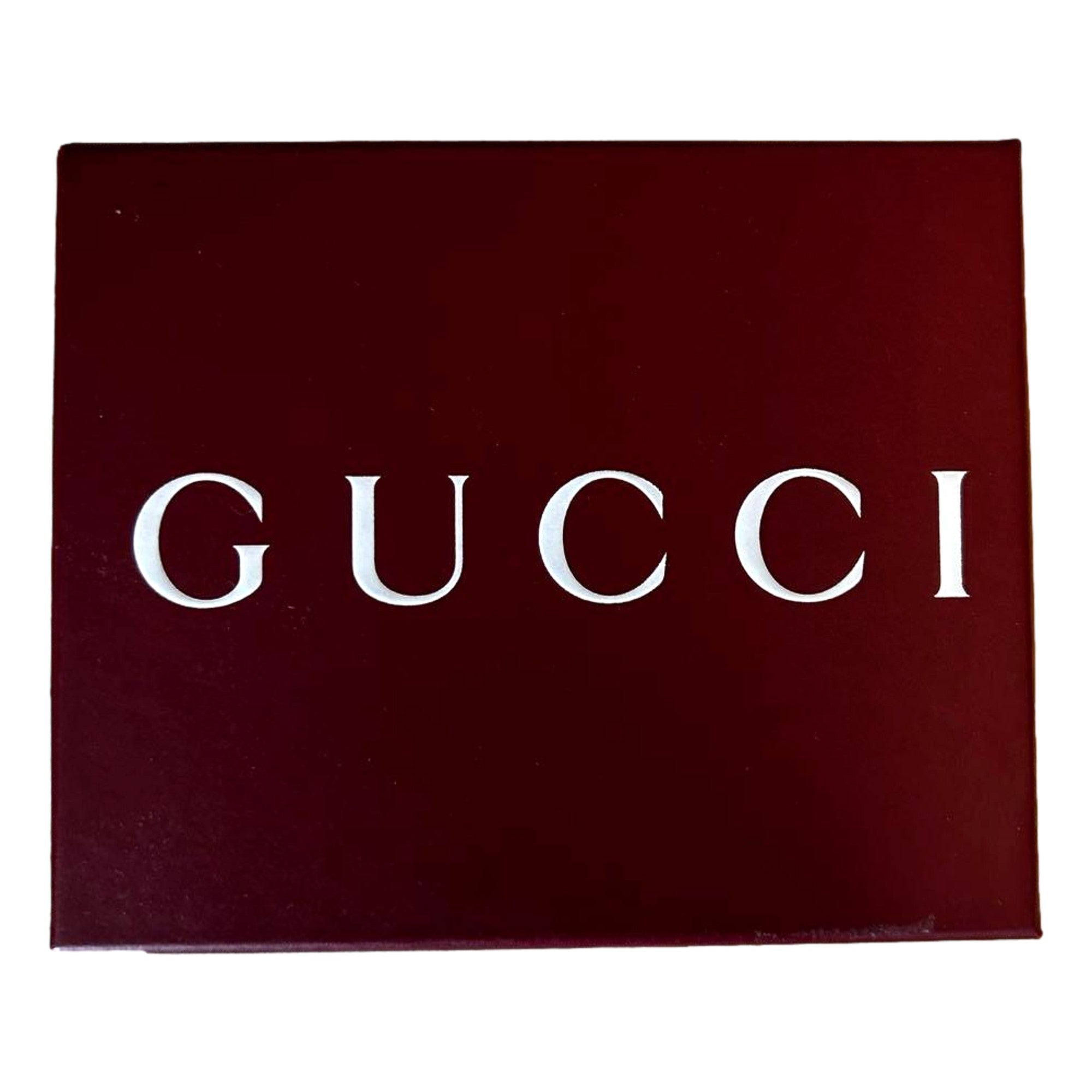 Gucci Gray Leather AirTag Card Wallet | Queen Bee of Beverly Hills
