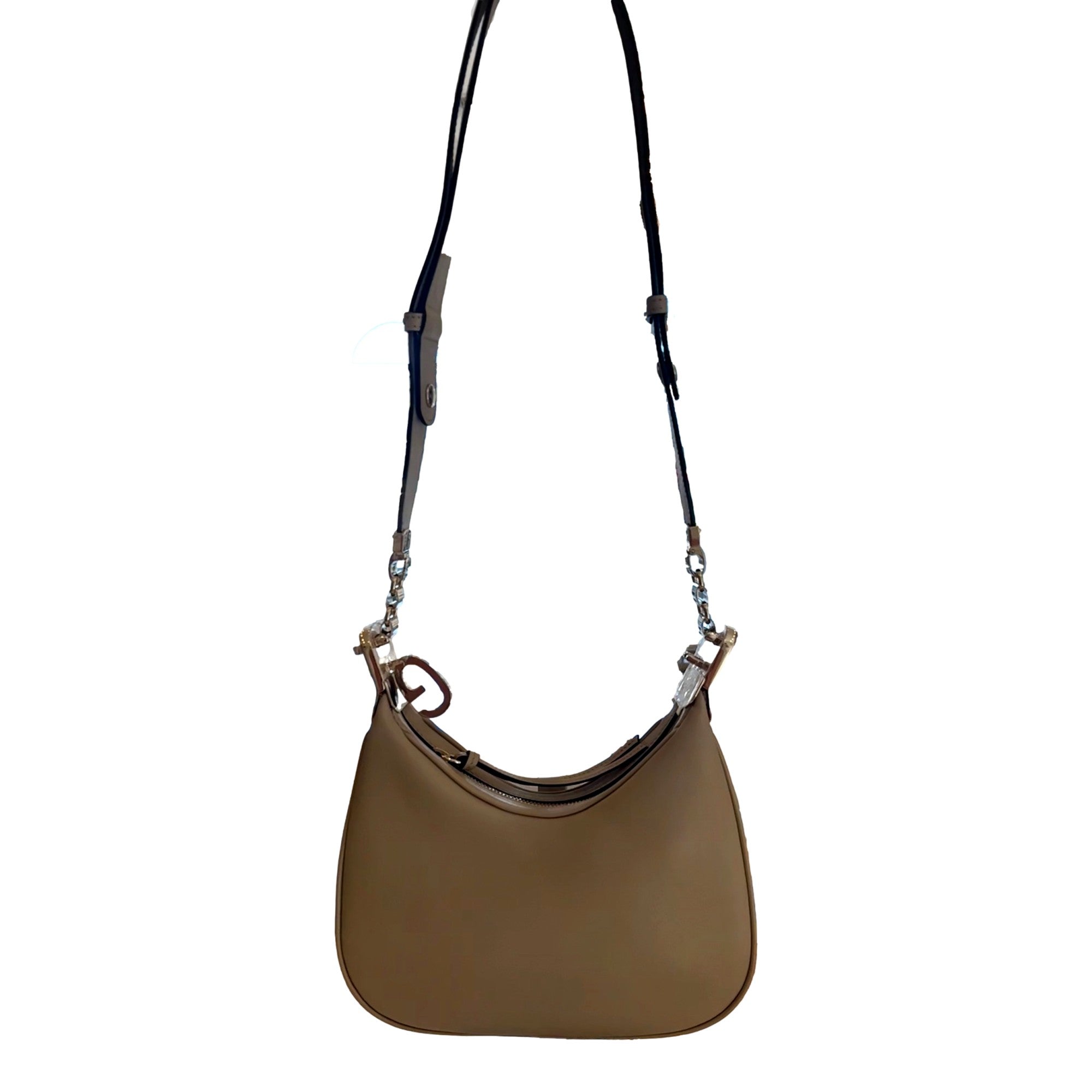 Gucci Attaché Small Shoulder Bag Beige Leather available at Queen Bee of Beverly Hills