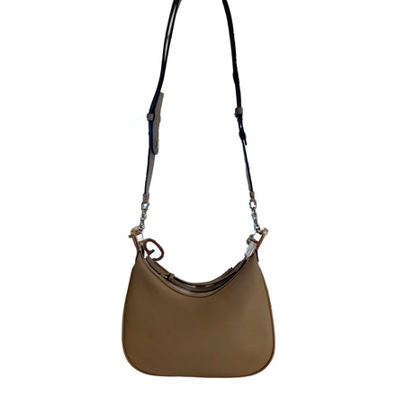 Gucci Attaché Small Shoulder Bag Beige Leather available at Queen Bee of Beverly Hills