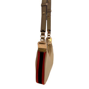 Gucci Attaché Small Shoulder Bag Beige Leather available at Queen Bee of Beverly Hills