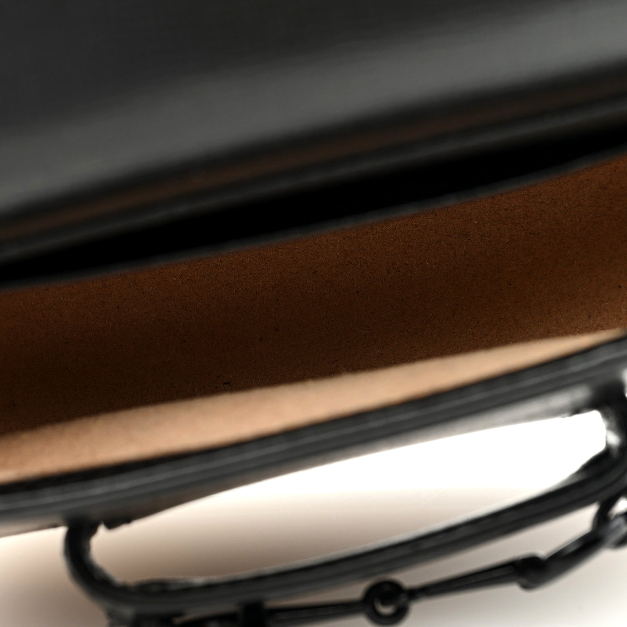 Gucci Azalea Calfskin Web Monochrome Horsebit 1955 Mini Handbag Black available at Queen Bee of Beverly Hills