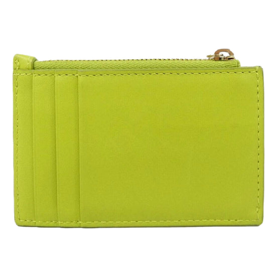 Gucci Lime Green Bamboo Card Case sold at Queen Bee of Beverly Hills