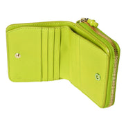 Gucci Bamboo Wallet in Lime Green sold at Queen Bee of Beverly Hills