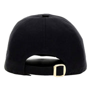 Gucci Black Embroidered Logo Cotton Baseball Cap Small