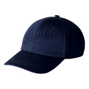 Gucci Baseball Hat with Embroidery in Navy Blue M
