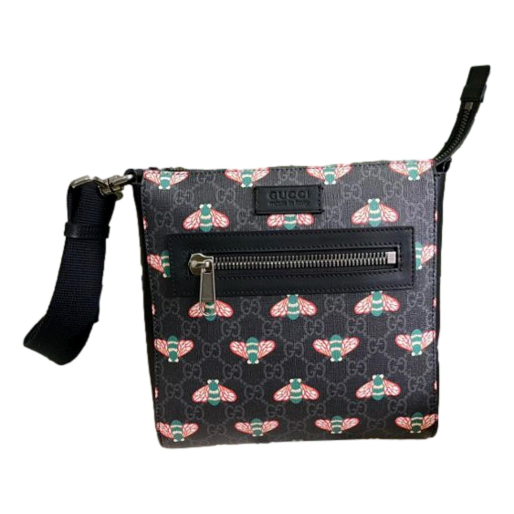 Gucci Bestiary Bee Monogram Black Coated Canvas Messenger Bag – Queen Bee  of Beverly Hills