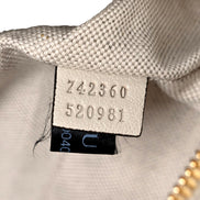 Gucci Blondie GG Patch Diagonal Stitching Cream Leather Crossbody Handbag