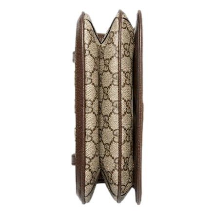 Gucci Blondie GG Supreme Canvas Brown Belt Bag Size 110 available at Queen Bee of Beverly Hills