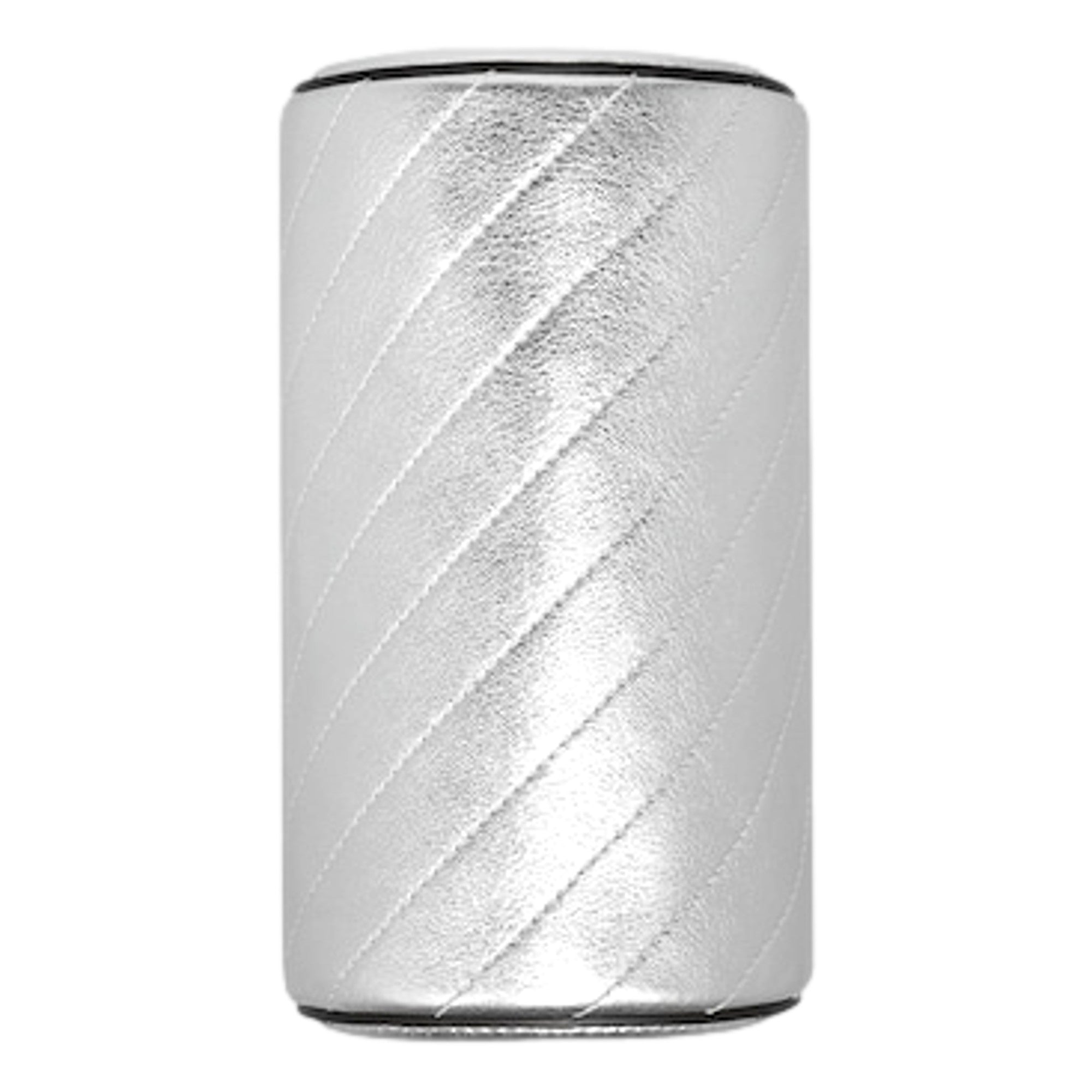 Gucci Blondie Mini Shoulder Bag in Metallic Silver Leather available at Queen Bee of Beverly Hills