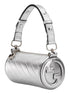 Gucci Blondie Mini Shoulder Bag in Metallic Silver Leather available at Queen Bee of Beverly Hills