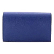 Gucci Blue Marmont GG Womens Leather Wallet on Chain Crossbody Bag available at Queen Bee of Beverly Hills